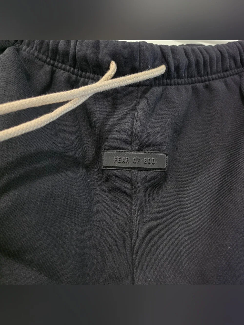 Essentials Fear Of God Black Shorts - Size Large